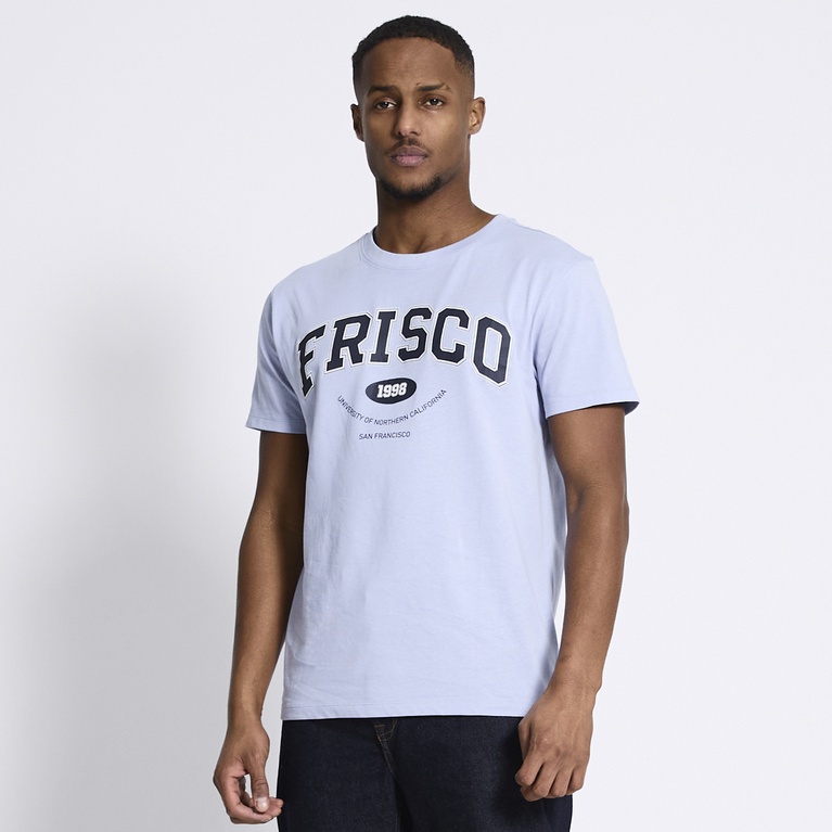 Printed tee "Bill" Blue 3